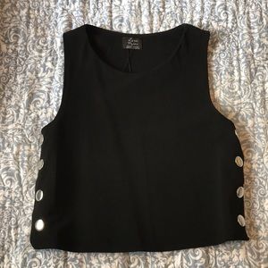 Zara Black crop top